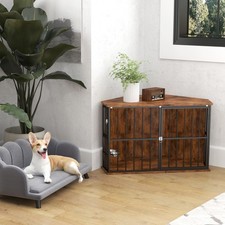 Corner Dog Crate Furniture