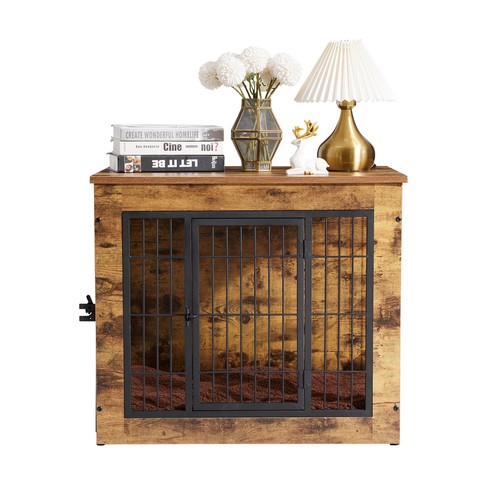 Pet dog crate furniture - dog, end