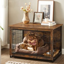 Chic Wooden Dog Crate