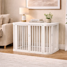 Dog Crate Furniture Wooden Pet