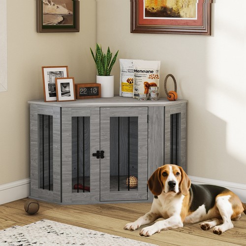 Pawhut dog crate furniture - dog, for