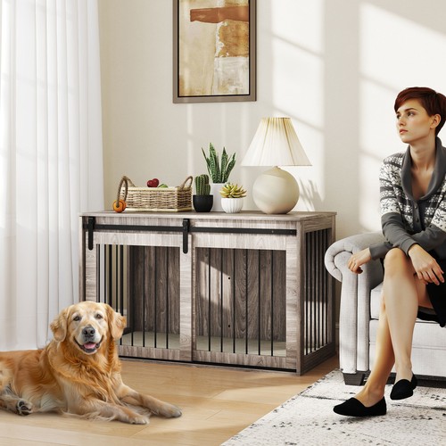 Dog crate furniture for extra - furniture,