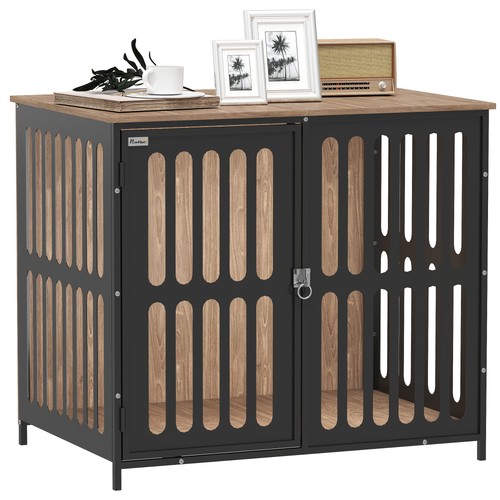 Pawhut dog crate furniture - pawhut,