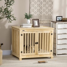 Wooden Dog Crate Furniture w/