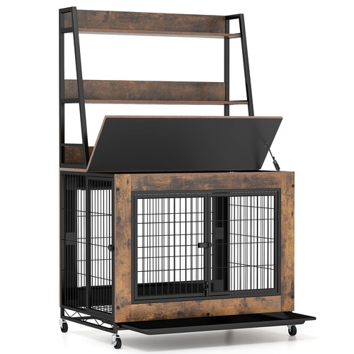 Costway dog crate furniture - dog,