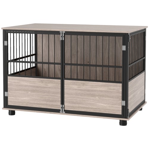 Pawhut 100cm dog crate - dog,