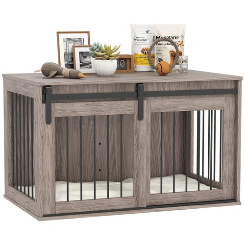 Pawhut dog crate furniture - dog,